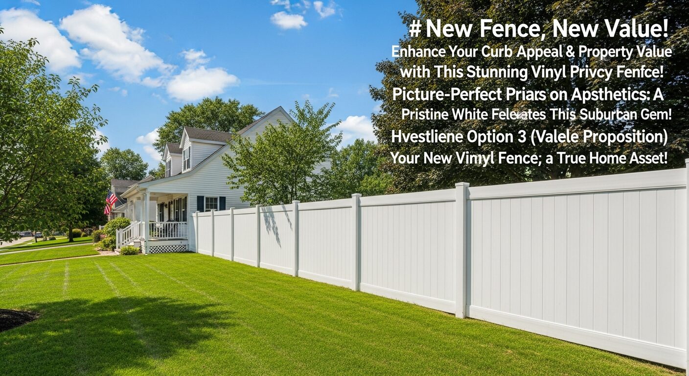 does a new fence increase home value