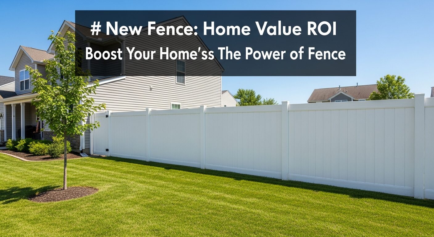 does a new fence increase home value