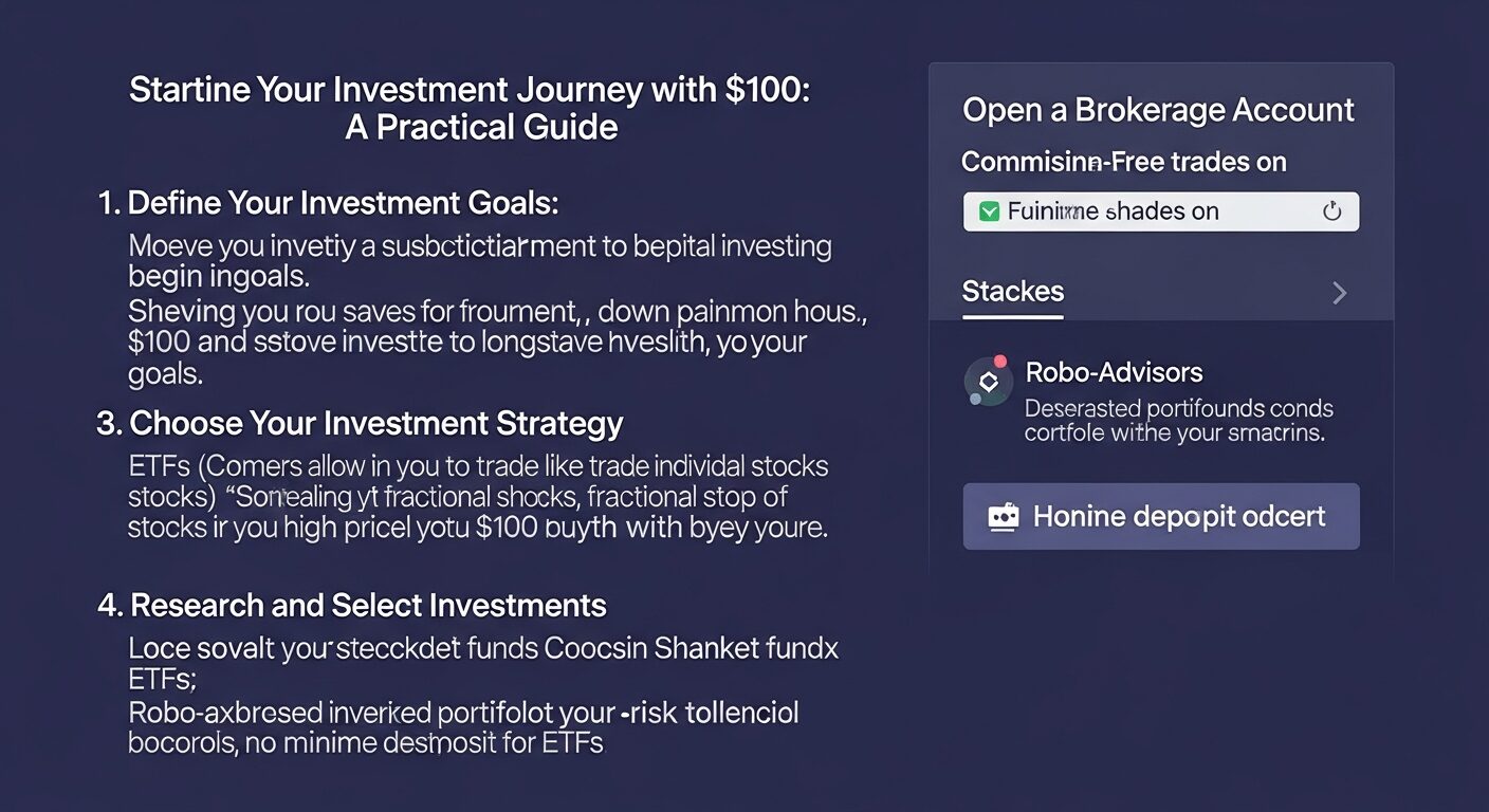How To Start Investing With 100 Dollars